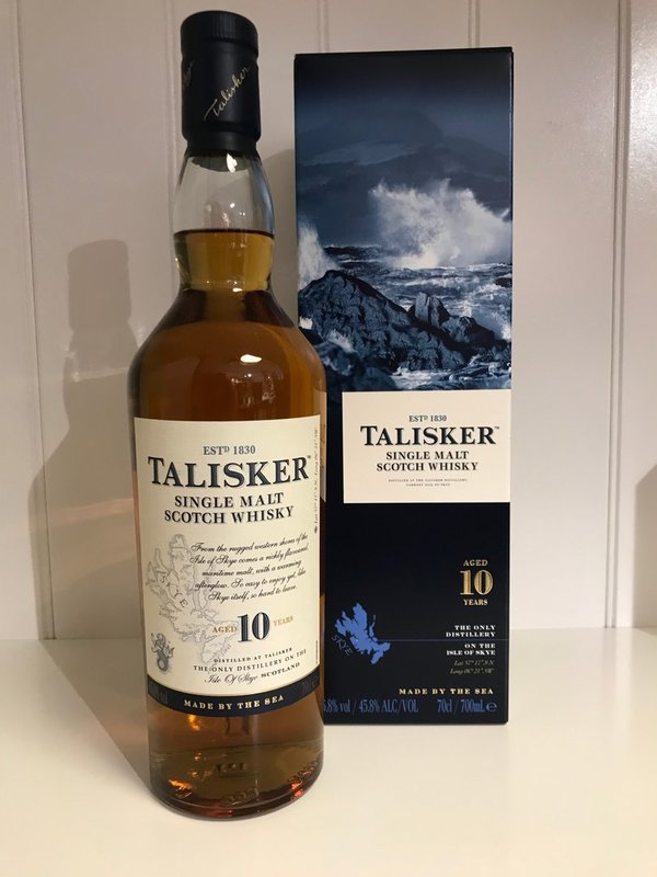 Talisker 10 Single Malt Scotch Whisky 10 Jahre 0,7l 45,8% vol.