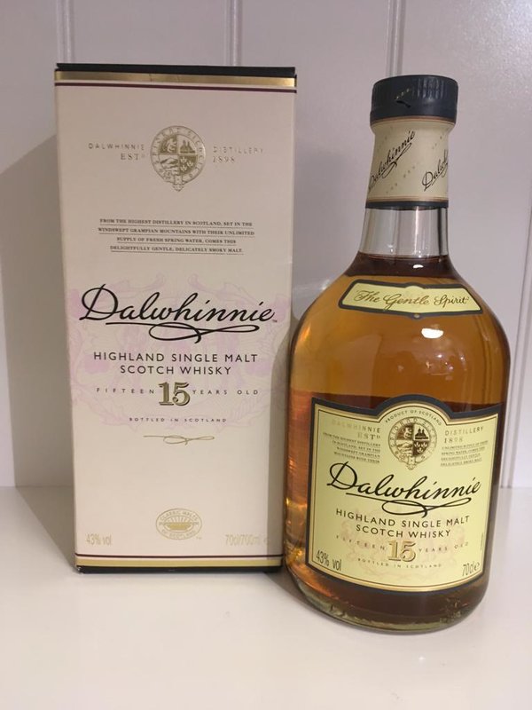 Dalwhinnie Highland Single Malt Scotch Whisky 15 Jahre 0,7l 43% vol.