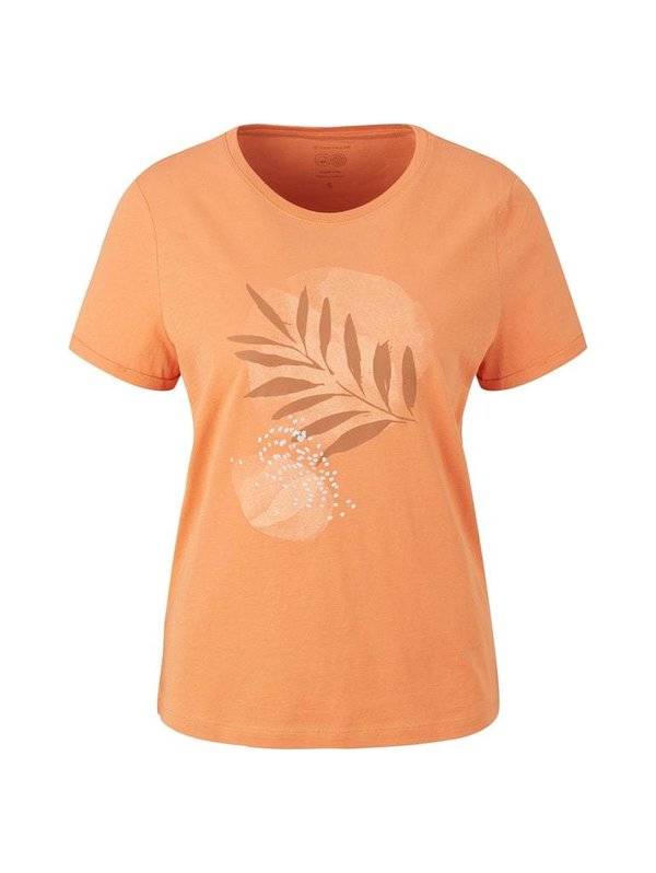 1030418 T-Shirt TOM TAILOR wmn 29519 cantaloupe orange