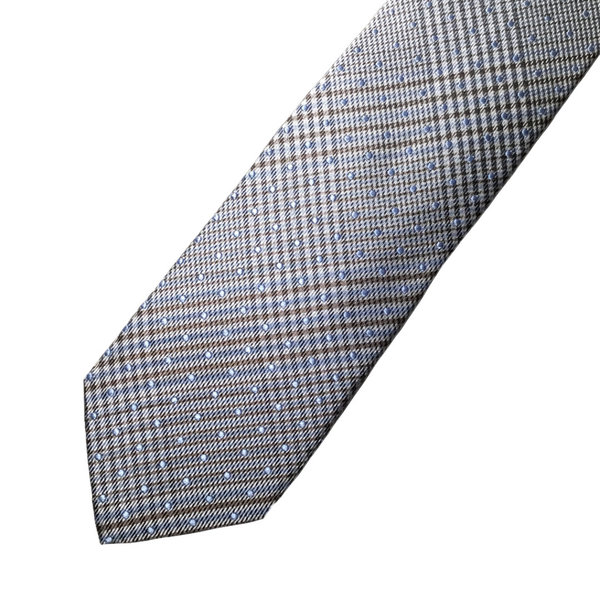 01111-0982 Krawatte MONTI 6050 braun gemustert