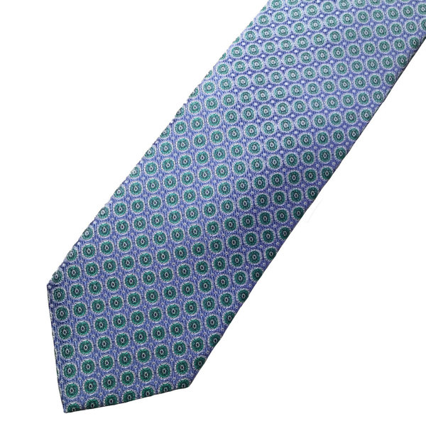01111-0973 Krawatte MONTI 4050 grün gemustert