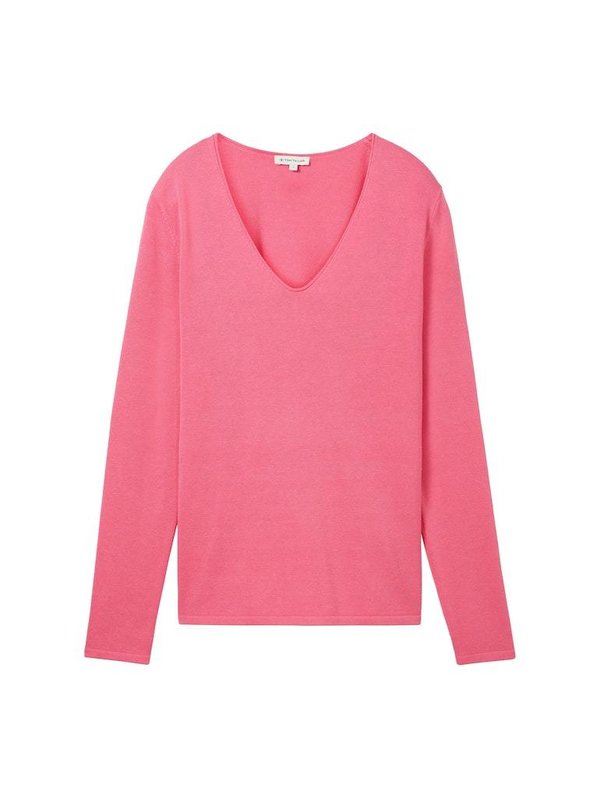 1012976 Sweater TOM TAILOR wmn 15799 carmine pink